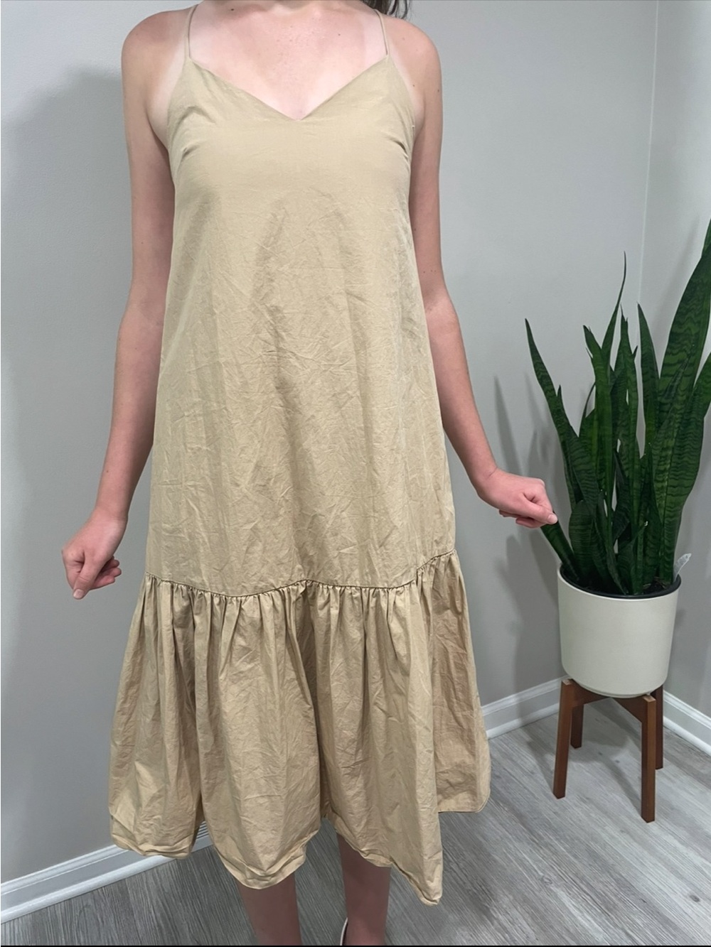Women’s Cream Sack Dress